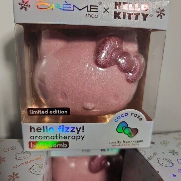 The Creme Shop x Hello Kitty Hello Fizzy! Aromatherapy Bath Bomb Coco Ro… - Picture 5 of 11